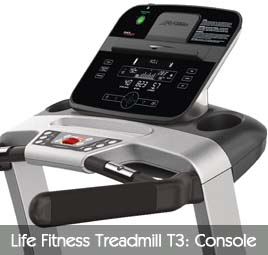 Life Fitness Treadmill T3 Console