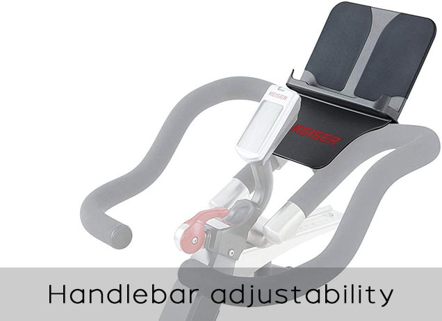 Keiser Handlebar adjustability