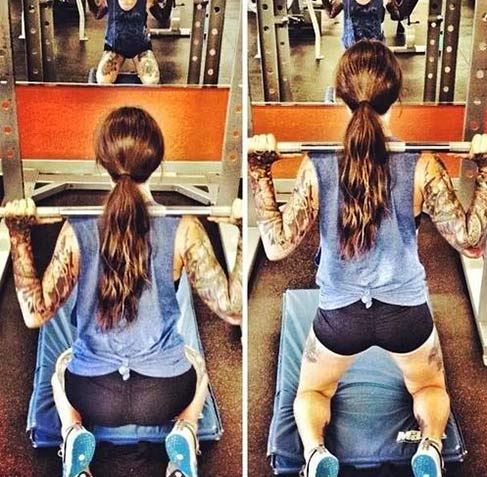 squat on a Smith machine