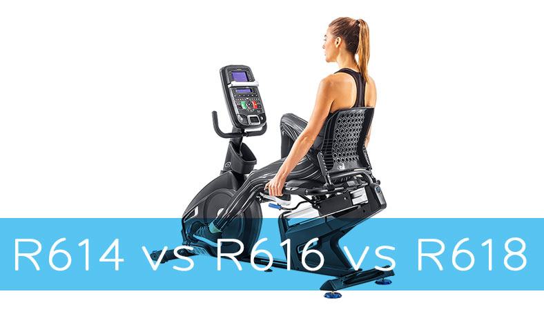 Nautilus R614 vs R616 vs R618 Recumbent Bike
