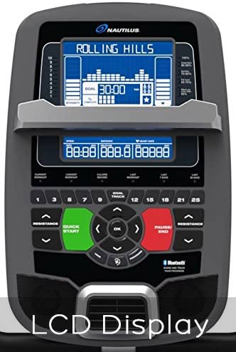 Nautilus R618 Recumbent Bike LCD Display
