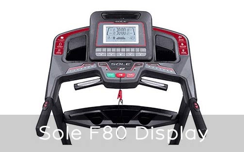Sole F80 digital readout display